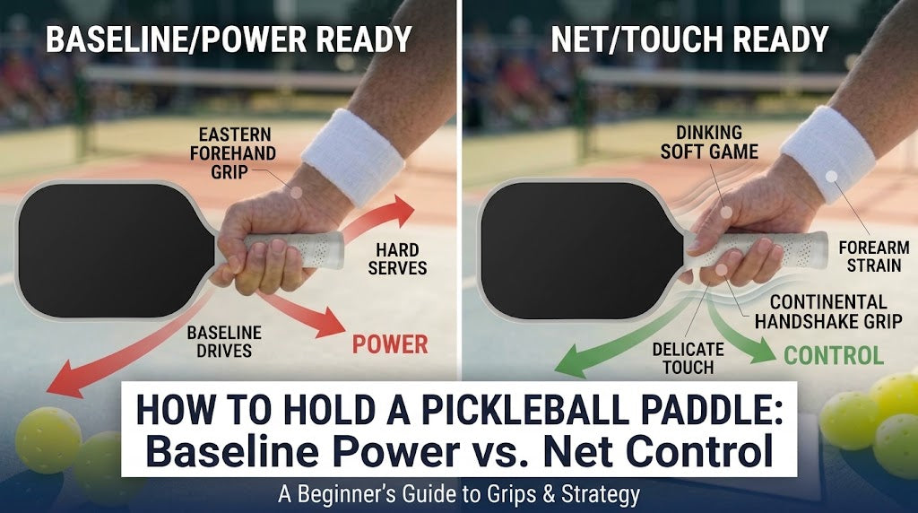 How to Hold a Pickleball Paddle – A Beginner's Guide to Grips