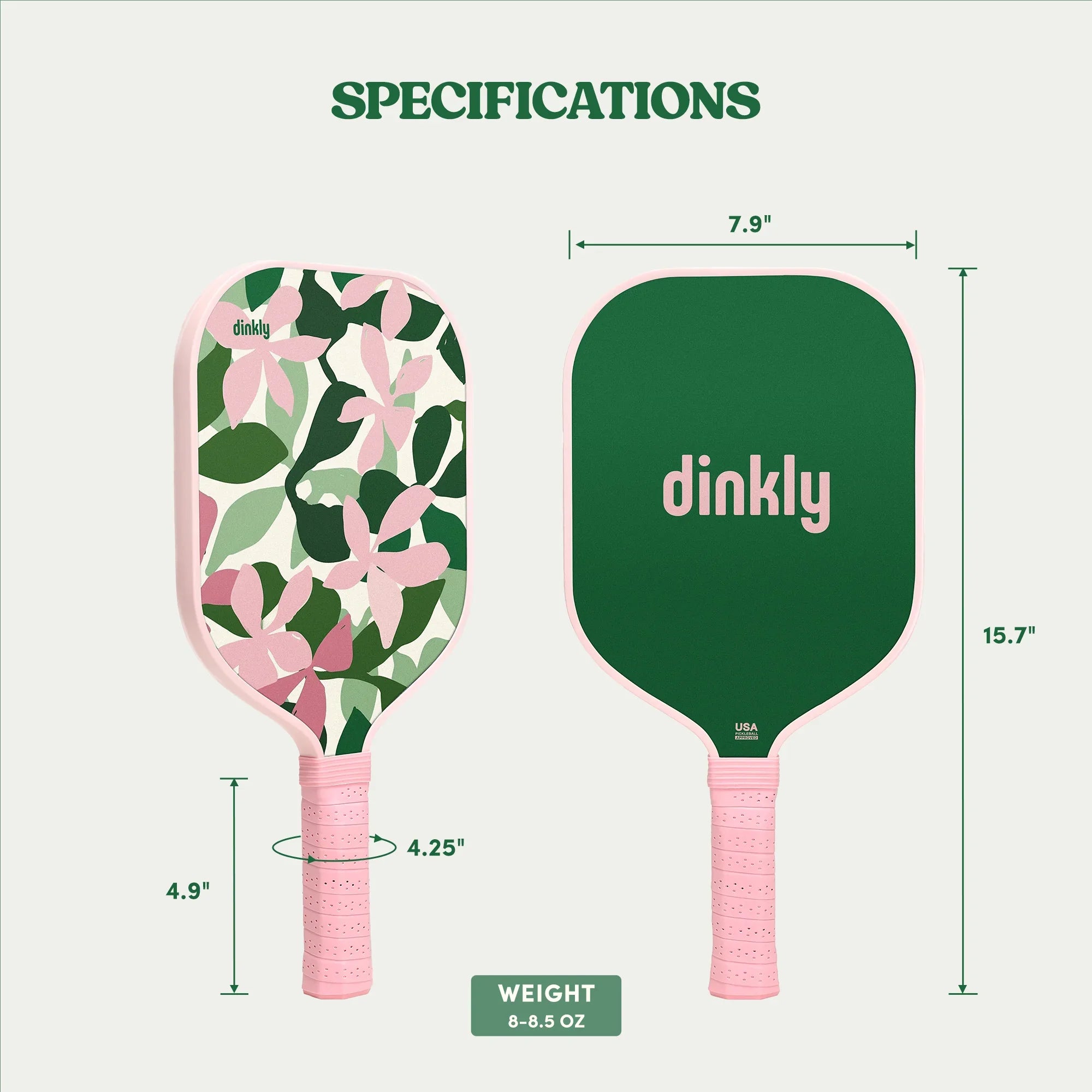 Dinkly Spring Fling Pickleball Paddle