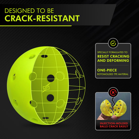 Green Outdoor Pickleballs - Set of 2