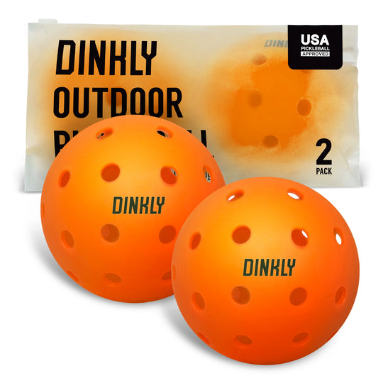 Orange Hybrid Pickleballs - Set of 2