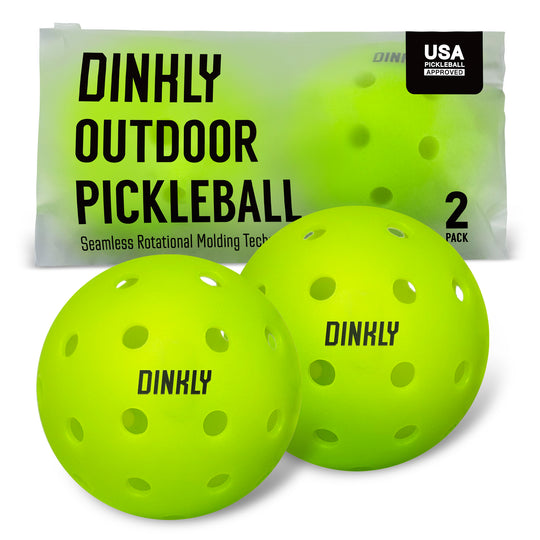 Green Outdoor Pickleballs - Set of 2