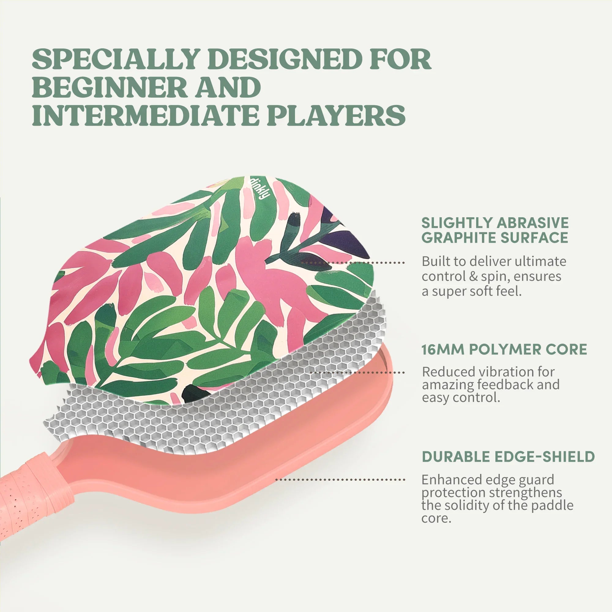Dinkly Wild Garden Pickleball Set