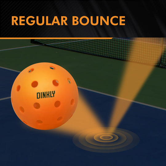 Orange Hybrid Pickleballs - Set of 2