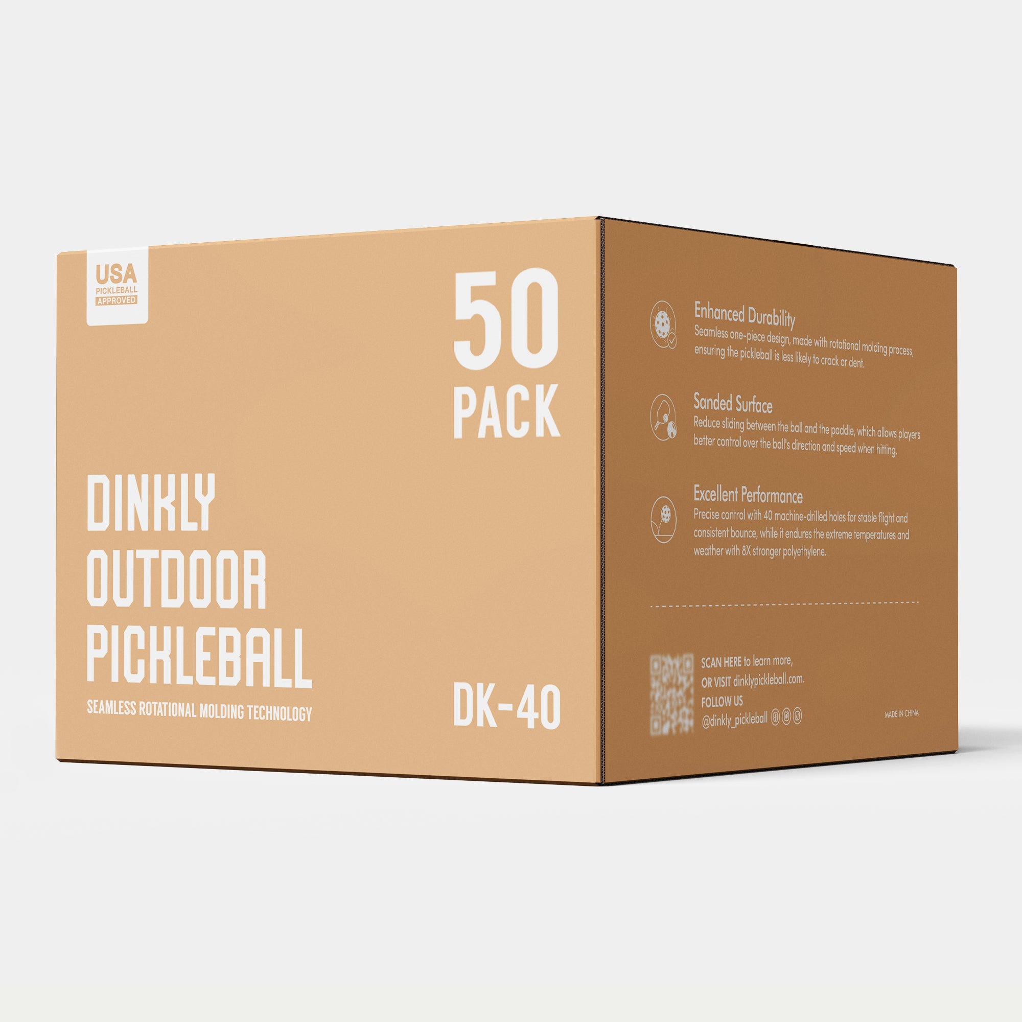 Green Hybrid Pickleballs - Set of 50