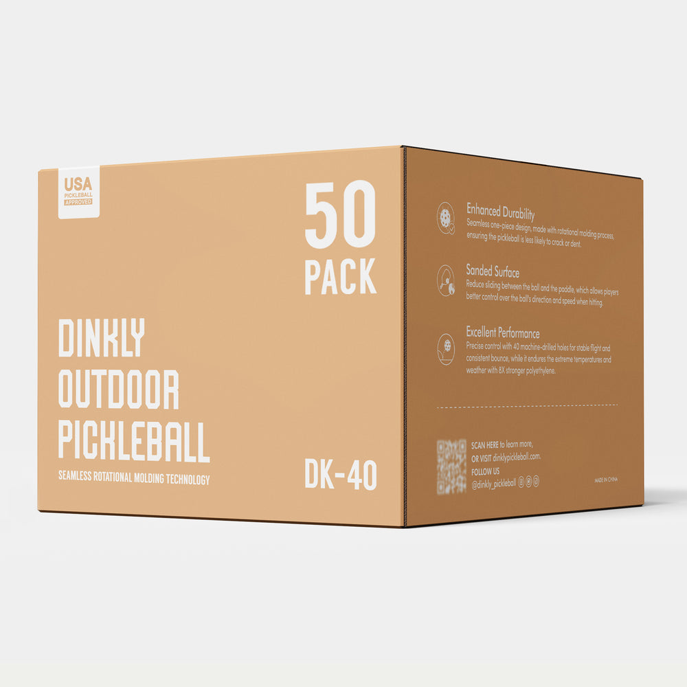 Green Hybrid Pickleballs - Set of 50