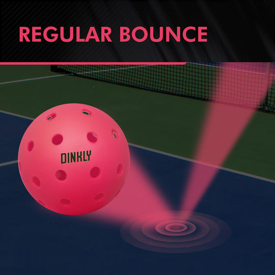 Pink Hybrid Pickleballs - Set of 2