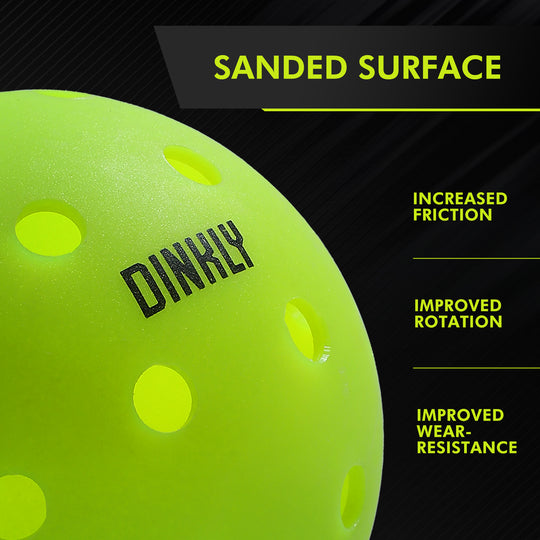 Green Hybrid Pickleballs - Set of 4