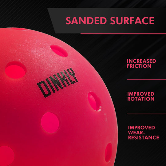 Pink Hybrid Pickleballs - Set of 2