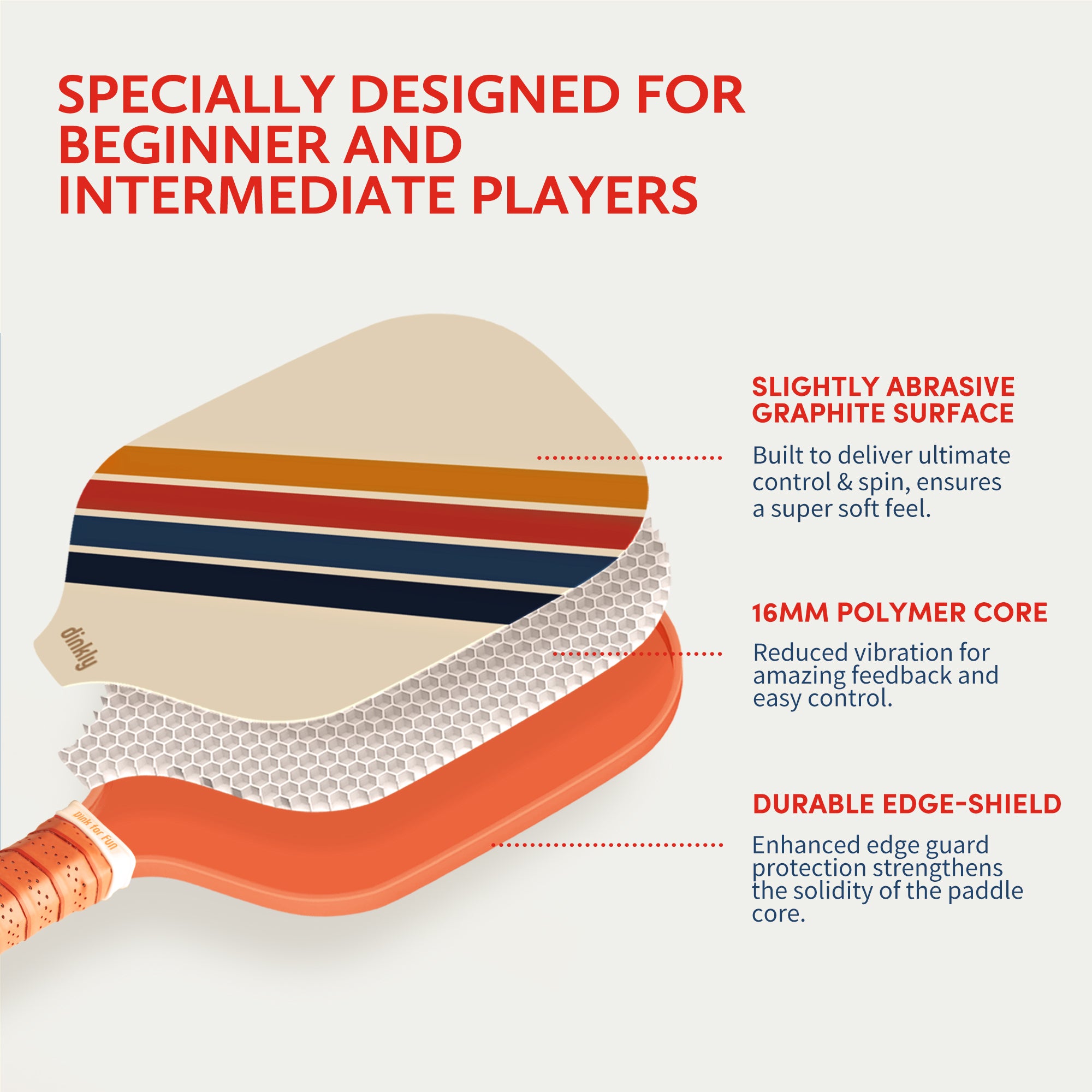 Dinkly Fast Lane Pickleball Set of 4