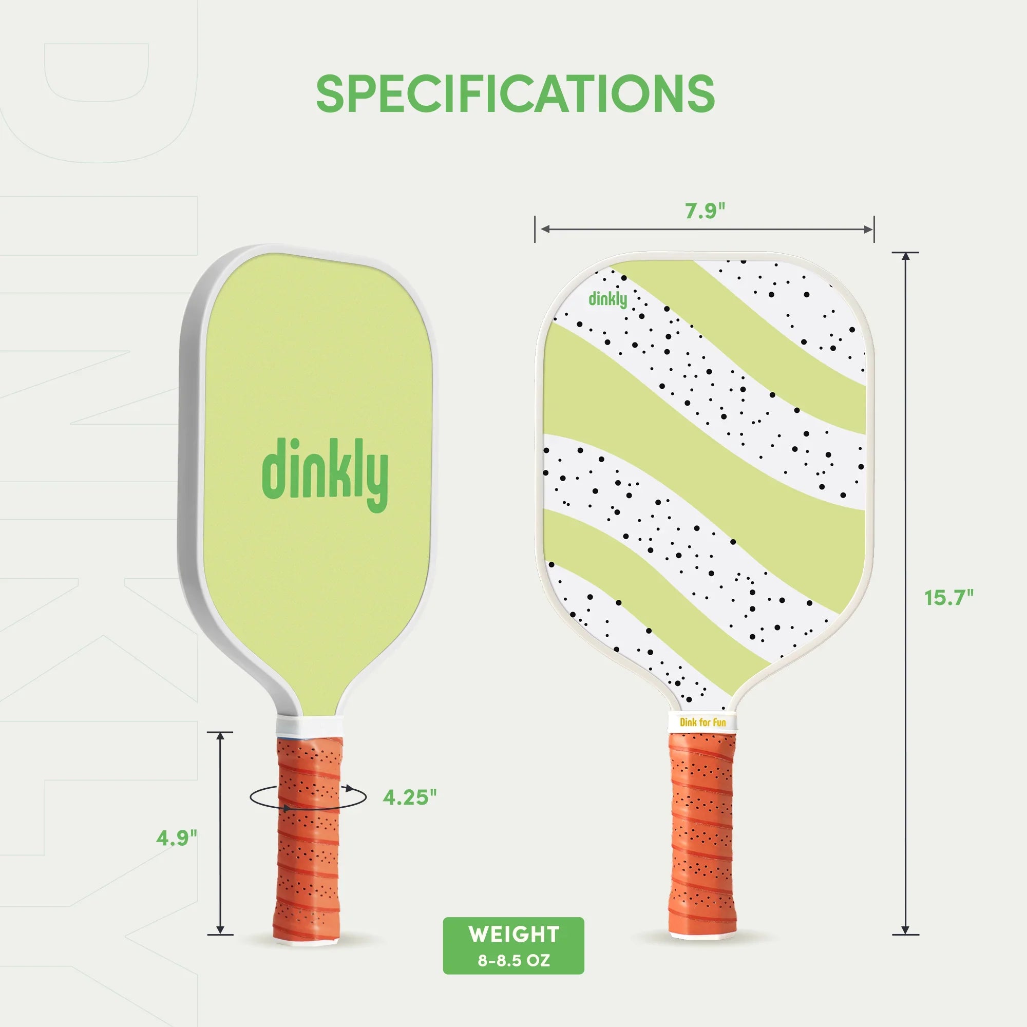 Dinkly Mint 'N Chip Pickleball Paddle