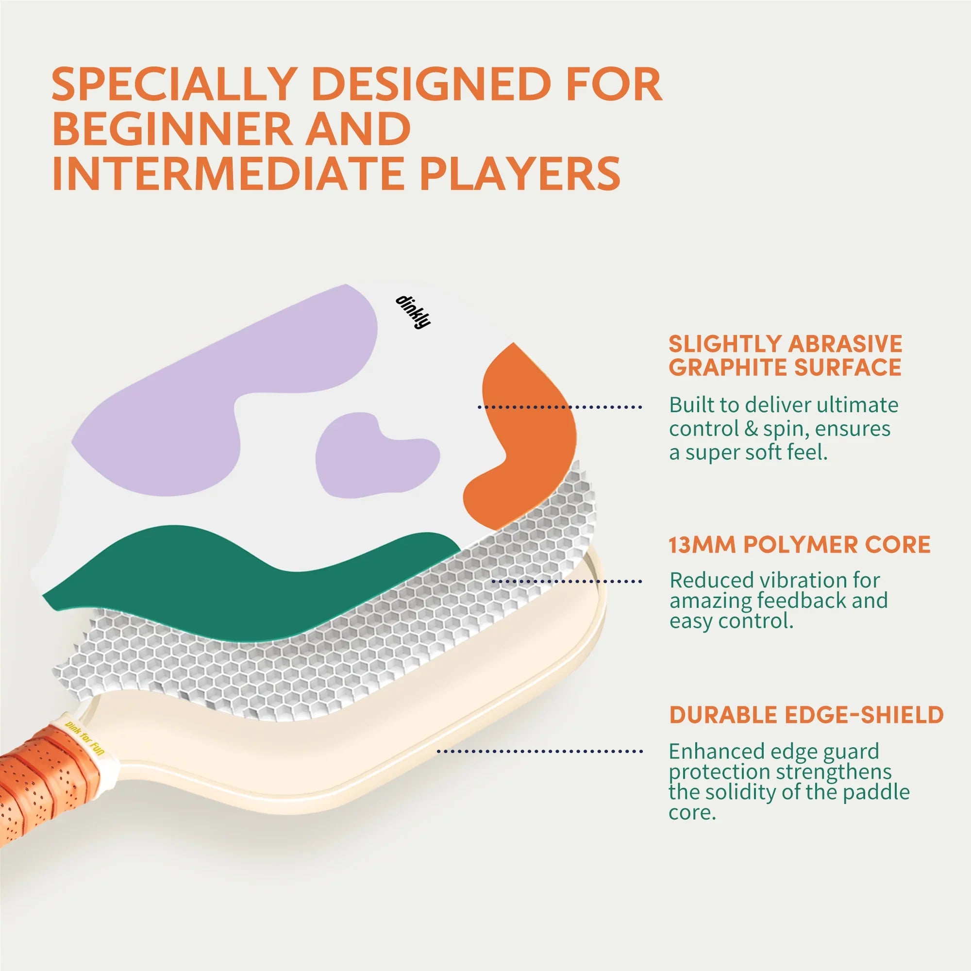 Dinkly Paint Drop Pickleball Set